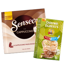 Senseo milkbased pads of Douwe Egberts verwen koffie